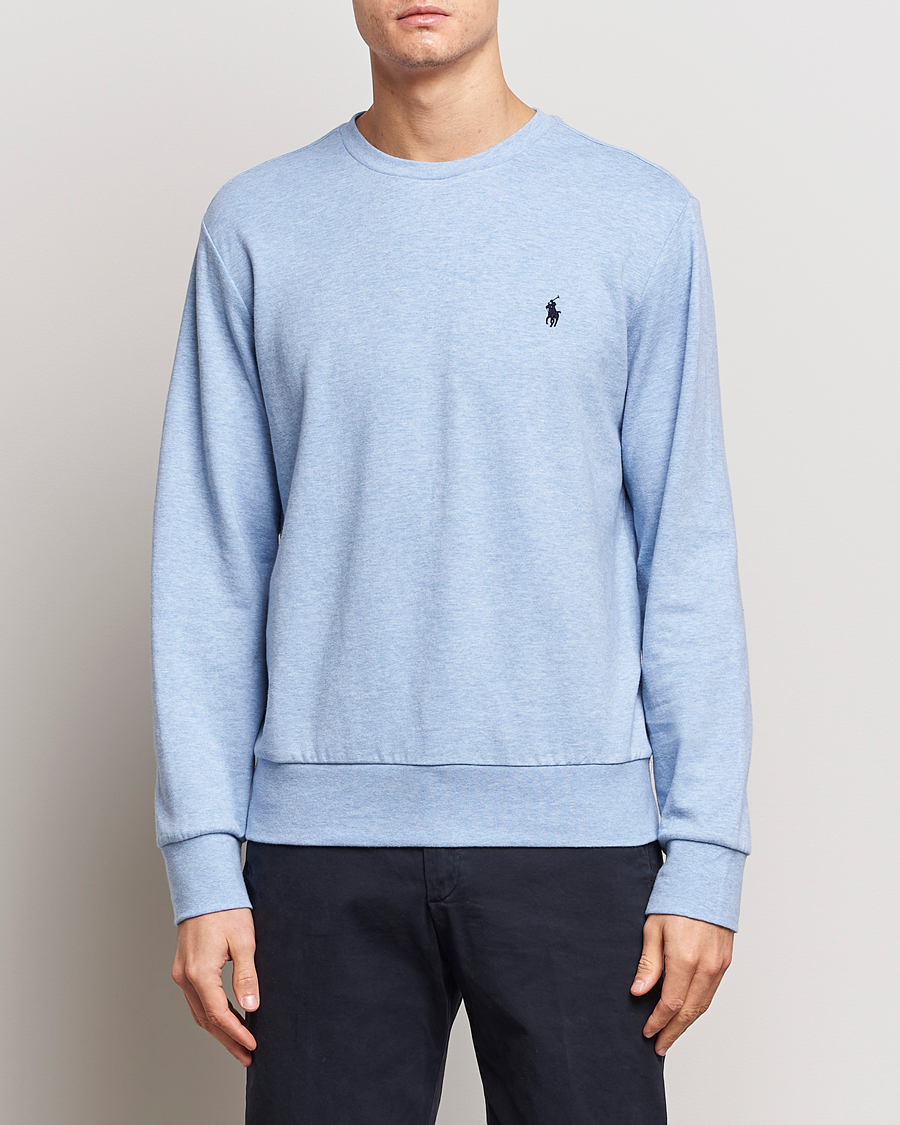 Herr | 30% rea | Polo Ralph Lauren | Double Knitted Jersey Sweatshirt Isle Heather