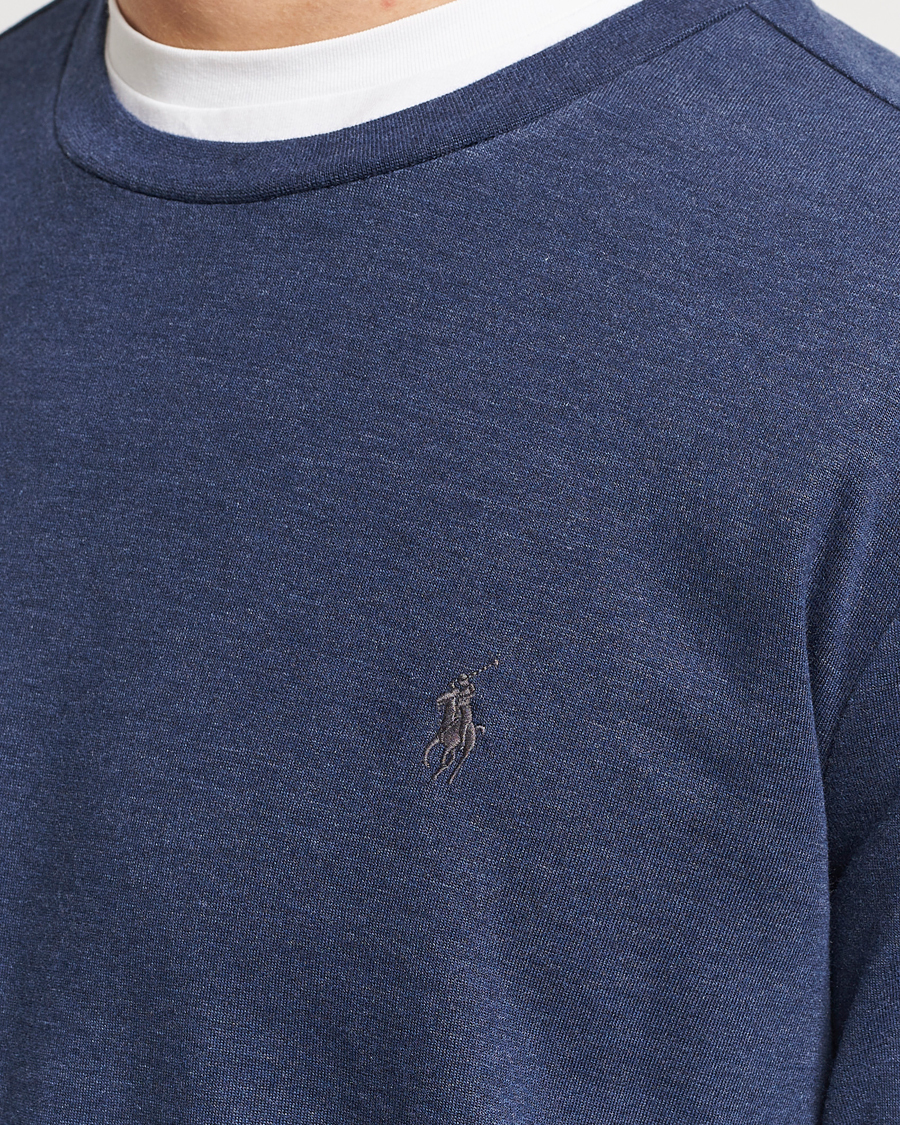 Herr | Tröjor | Polo Ralph Lauren | Double Knitted Jersey Sweatshirt Navy Heather
