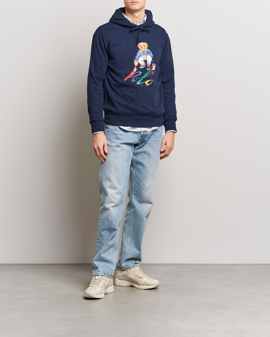 Herr | Tröjor | Polo Ralph Lauren | Printed Bear Hoodie Cruise Navy
