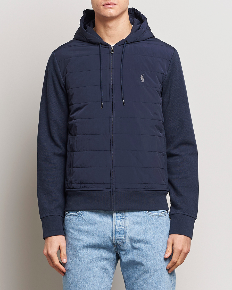 Herr | Huvtröjor | Polo Ralph Lauren | Hybrid Full-Zip Hoodie Aviator Navy