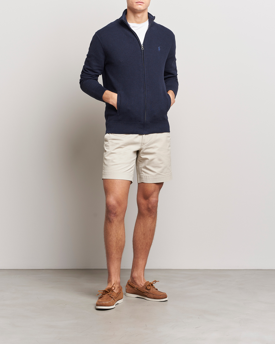 Herr | Tröjor | Polo Ralph Lauren | Textured Full-Zip Navy Heather
