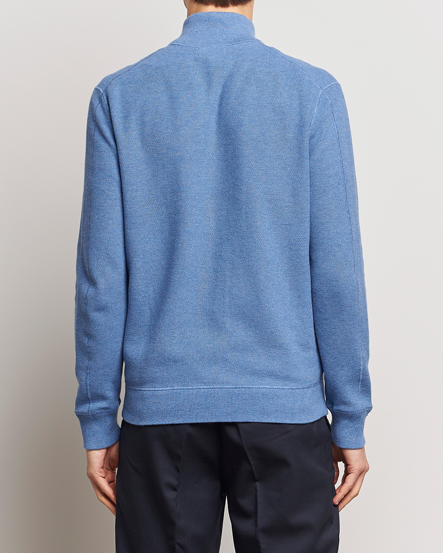 Herr | Tröjor | Polo Ralph Lauren | Textured Full-Zip Blue Stone Heather