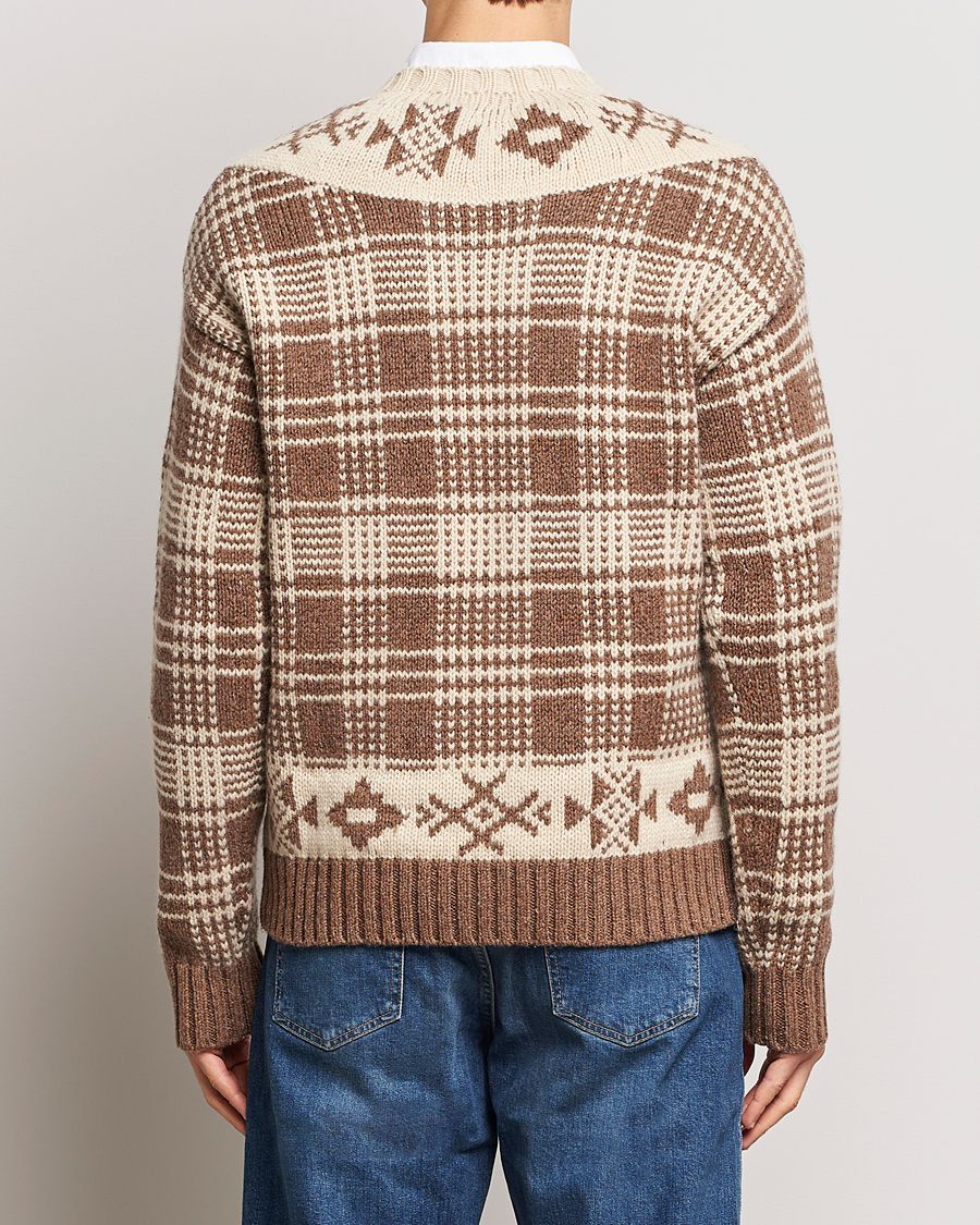 Herr | Tröjor | Polo Ralph Lauren | Wool Knitted Crew Neck Sweater Medium Brown