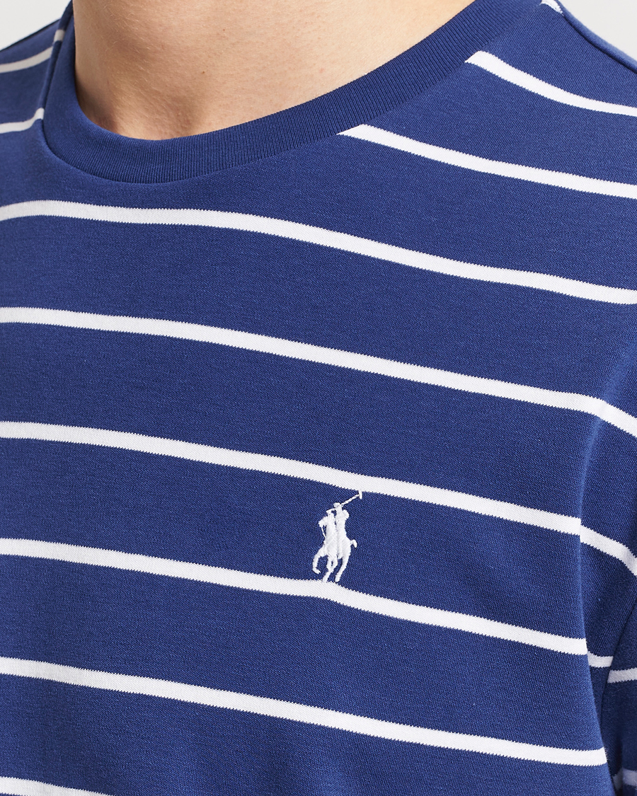 Herr | T-Shirts | Polo Ralph Lauren | Striped Crew Neck T-Shirt Blue/White