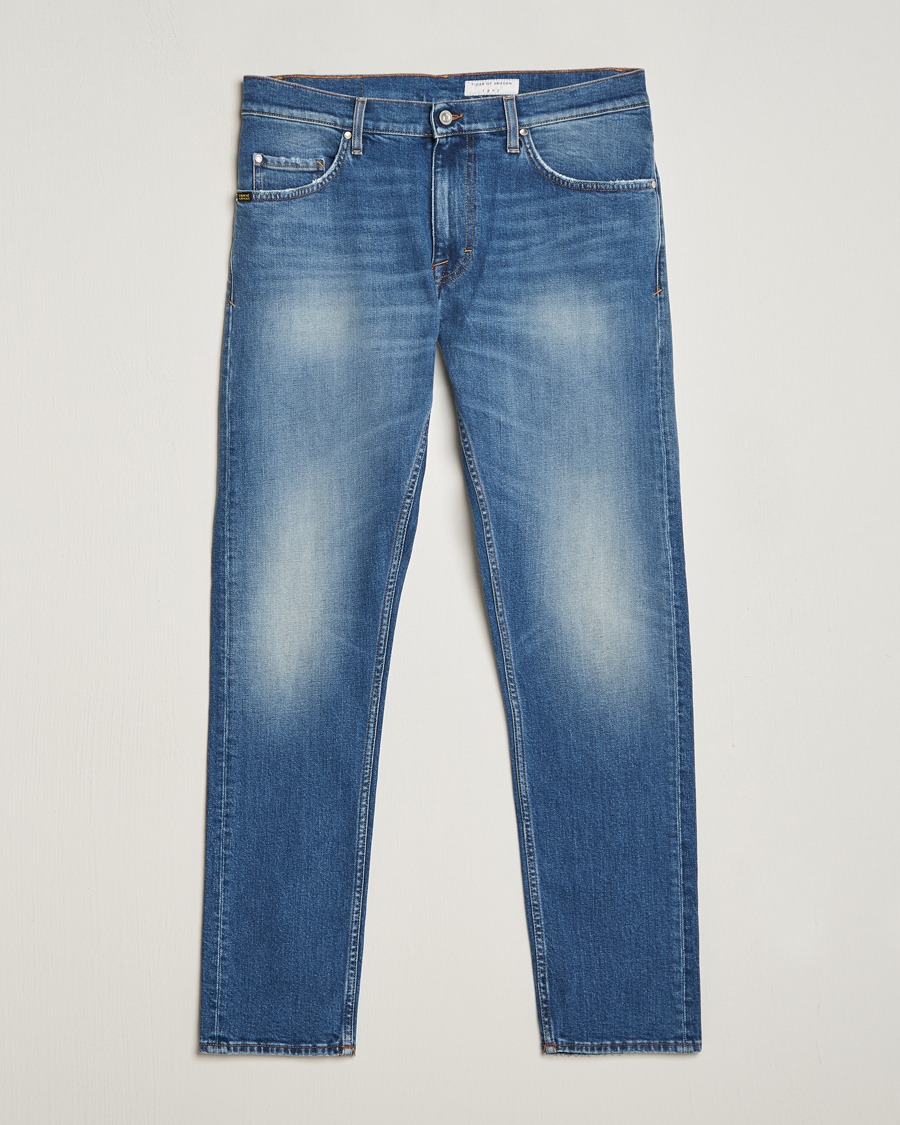 Herr | Jeans | Tiger of Sweden | Pistolero Stretch Cotton Jeans Light Blue