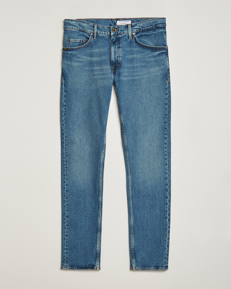 Herr | Jeans | Tiger of Sweden | Pistolero Stretch Cotton Jeans Midnight Blue