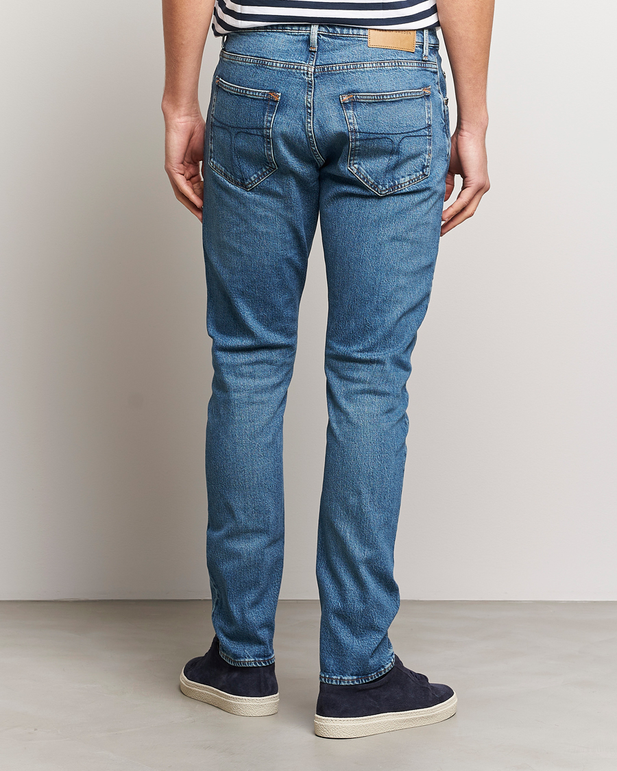 Herr | Jeans | Tiger of Sweden | Pistolero Stretch Cotton Jeans Midnight Blue