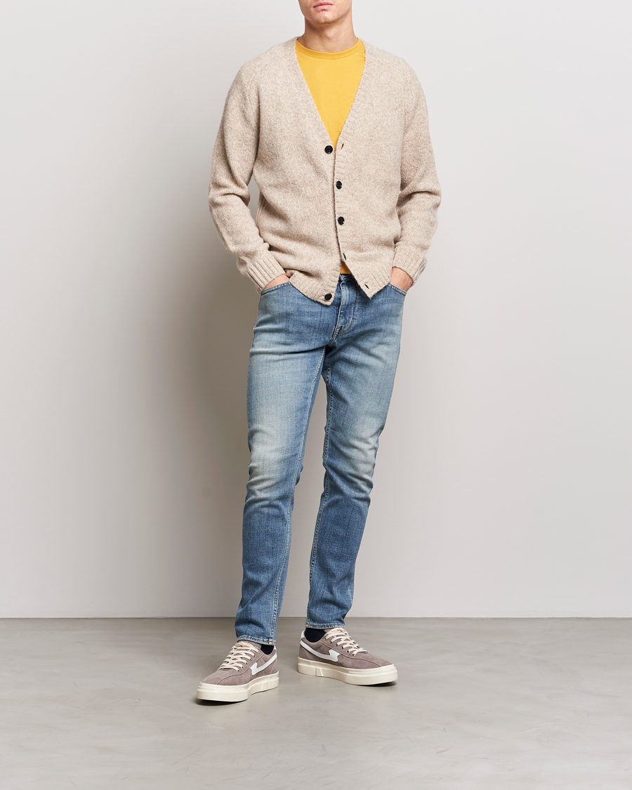 Herr | Jeans | Tiger of Sweden | Evolve Stretch Cotton Jeans Medium Blue