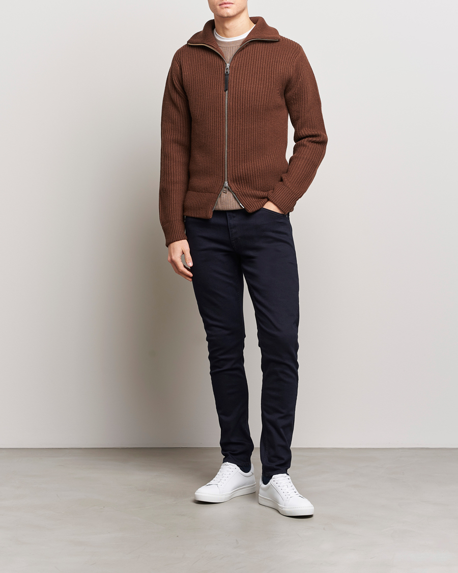 Herr | Jeans | Tiger of Sweden | Evolve Stretch Cotton Jeans Black