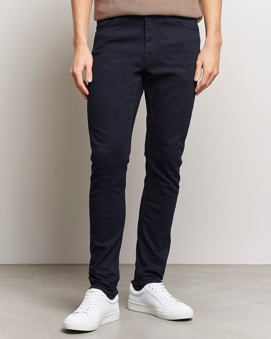 Herr | Tiger of Sweden | Tiger of Sweden | Evolve Stretch Cotton Jeans Black