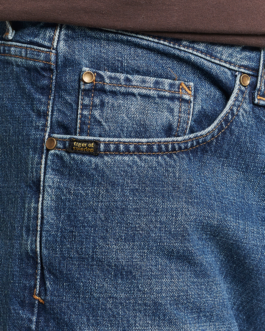 Herr | Jeans | Tiger of Sweden | Alec Cotton Jeans Midnight Blue