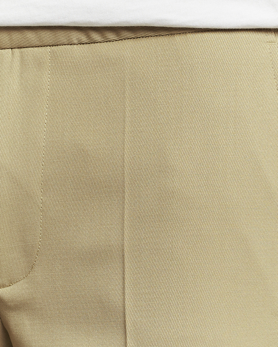 Herr | Byxor | Filippa K | Terry Cropped Trousers Sage Melange