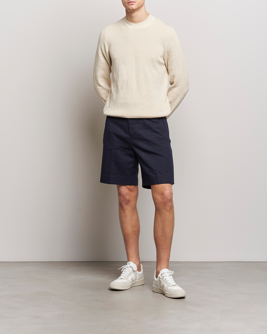 Herr | Shorts | Filippa K | Cotton/Linen Shorts Navy