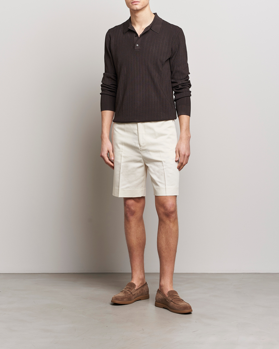 Herr | Shorts | Filippa K | Cotton/Linen Shorts Bone White