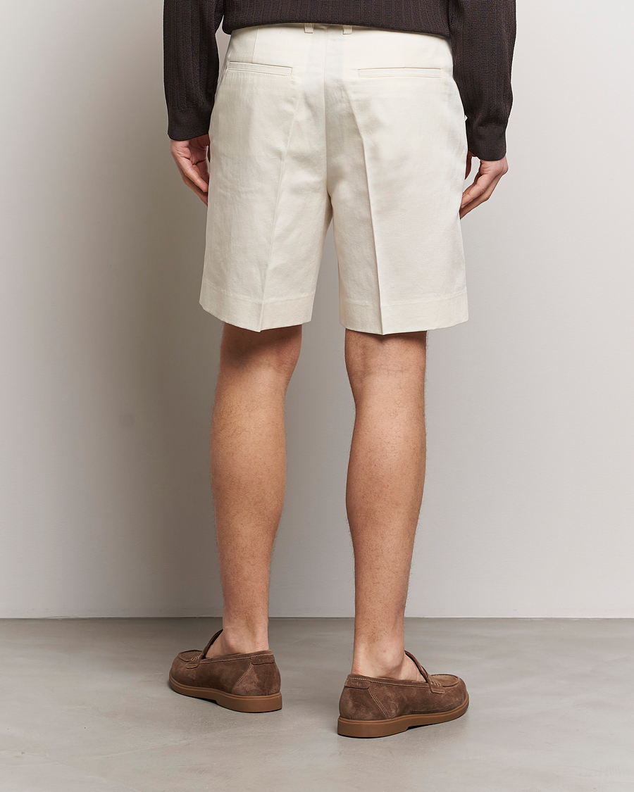Herr | Shorts | Filippa K | Cotton/Linen Shorts Bone White