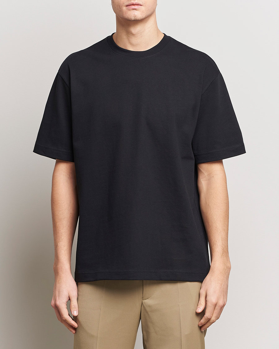 Herr | Filippa K | Filippa K | Heavy Cotton Crew Neck T-Shirt Black
