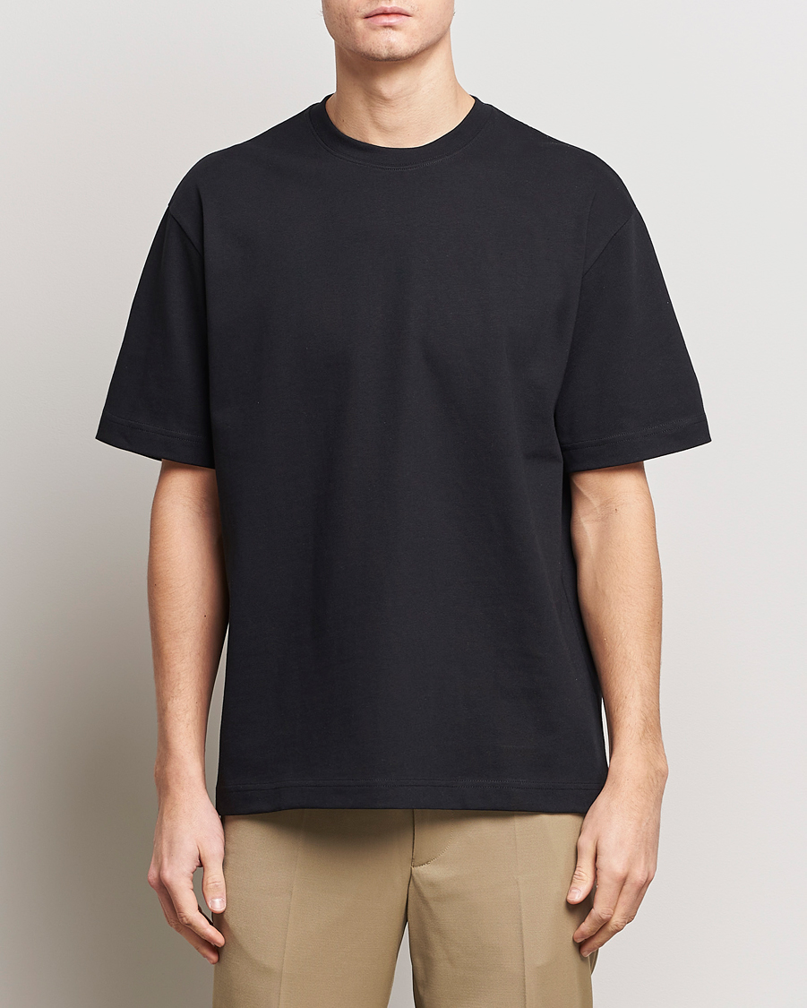 Herr | Avdelningar | Filippa K | Heavy Cotton Crew Neck T-Shirt Black