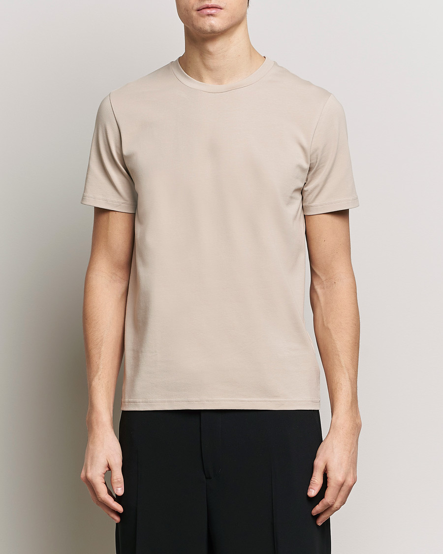 Herre |  | Filippa K | Soft Lycra T-Shirt Light Taupe