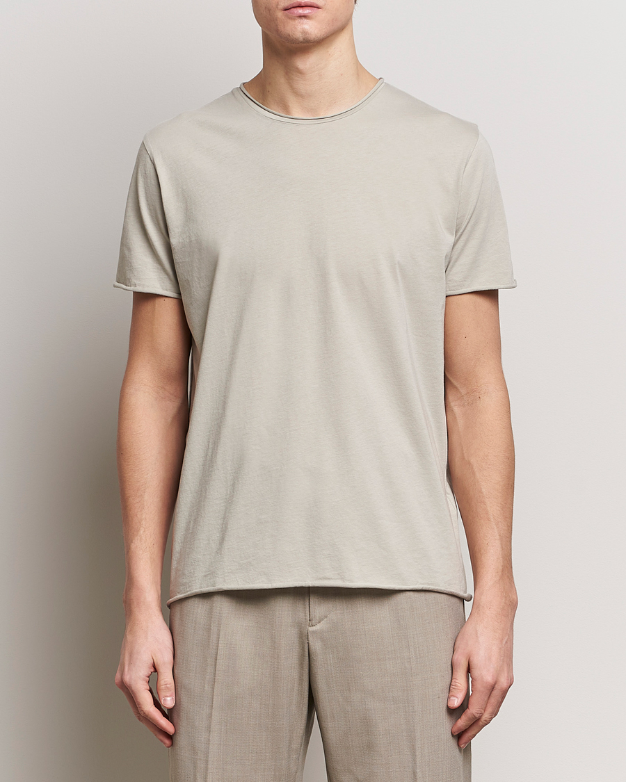 Herr | Avdelningar | Filippa K | Roll Neck Crew Neck T-Shirt Light Sage