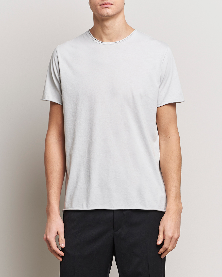 Herr | Business & Beyond | Filippa K | Roll Neck Crew Neck T-Shirt Light Grey