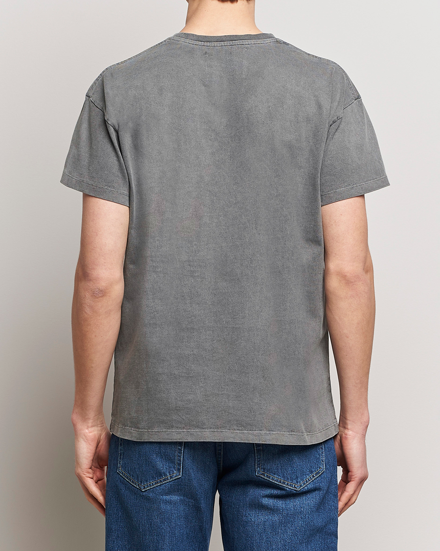 Herr | T-Shirts | Jeanerica | Marcel Heavy Crew Neck T-Shirt Washed Balck