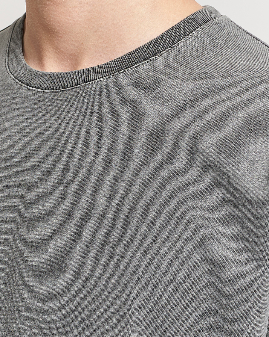 Herr | T-Shirts | Jeanerica | Marcel Heavy Crew Neck T-Shirt Washed Balck