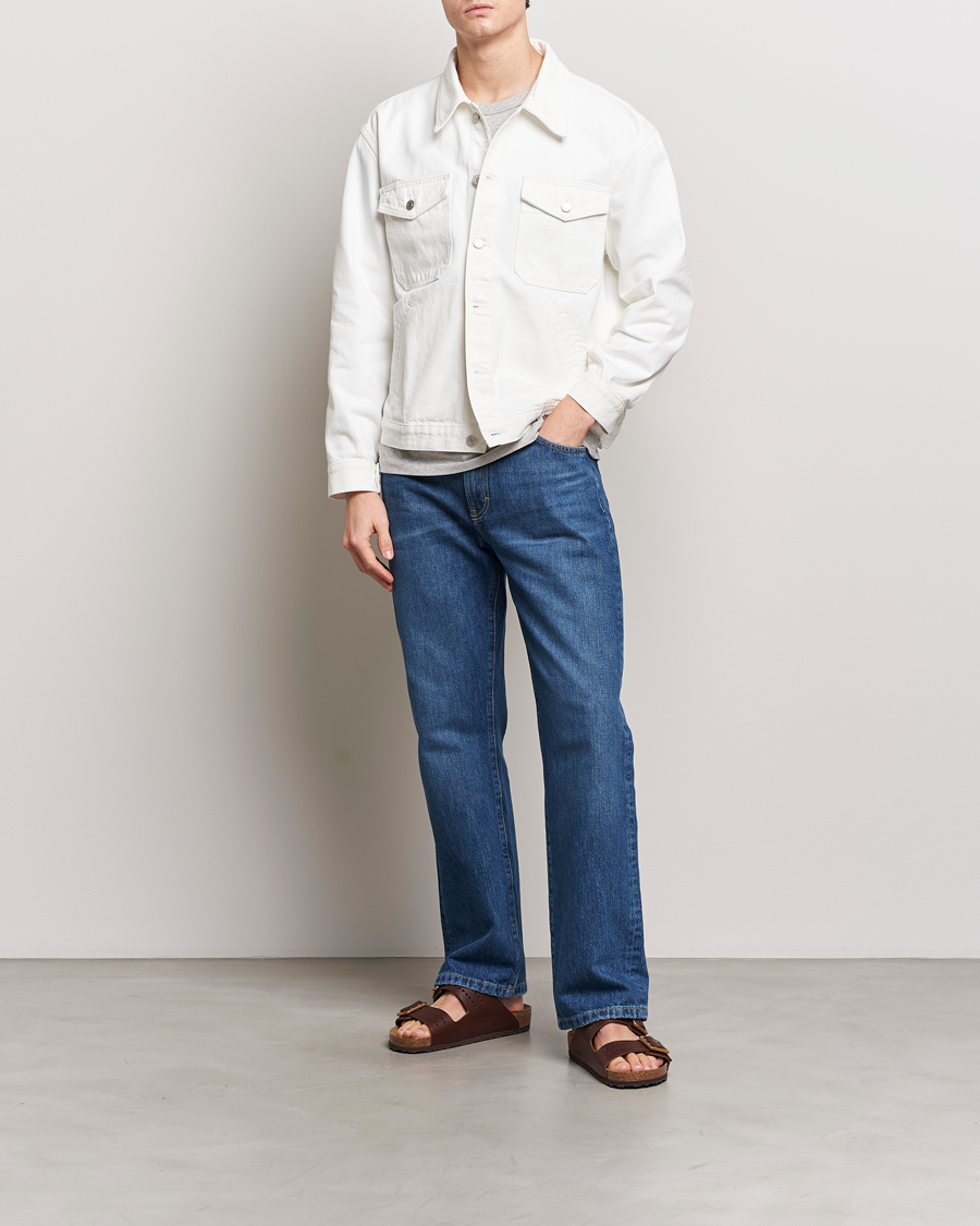Herr | Jackor | Jeanerica | Flo Denim Jacket Natural White