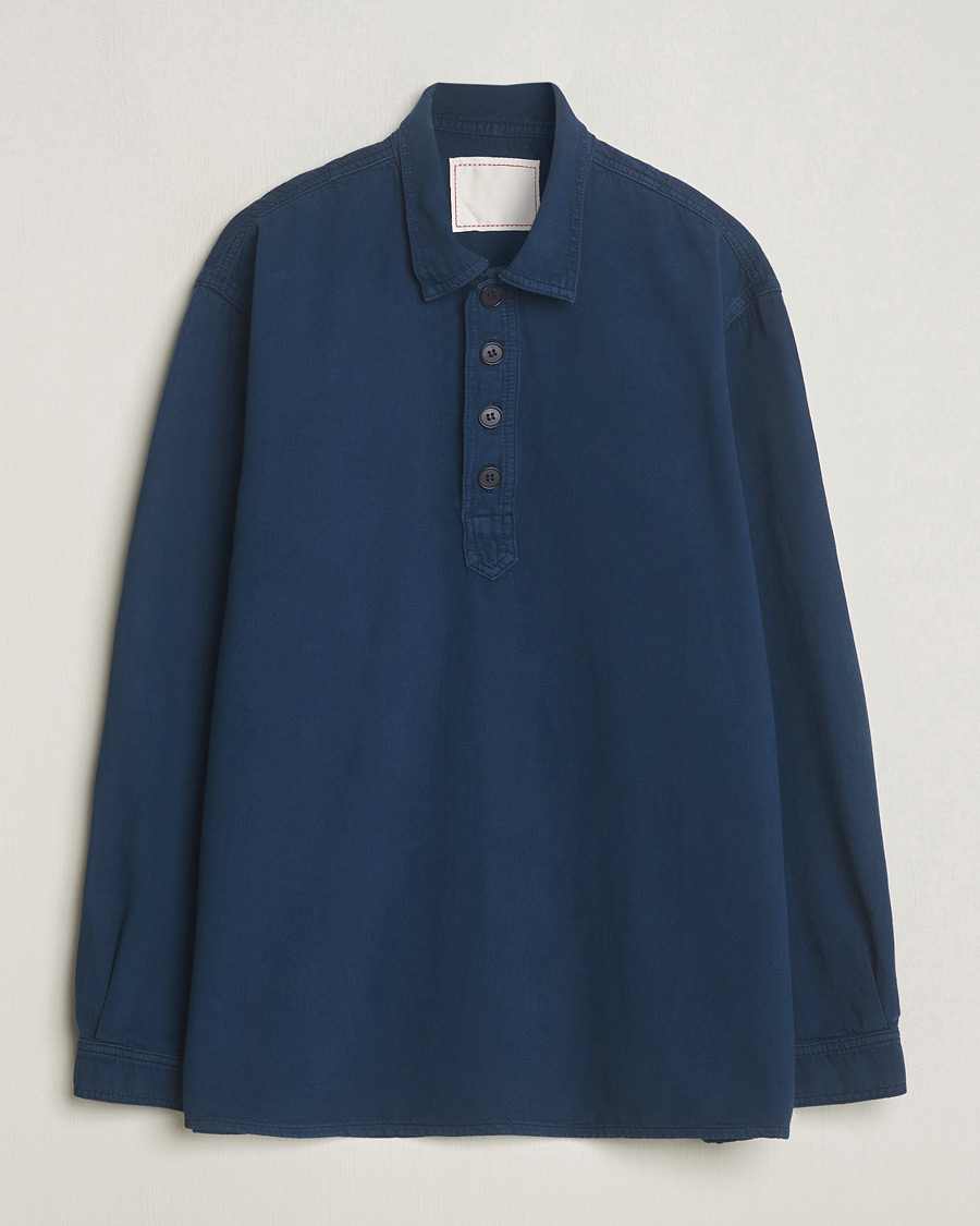 Herr | Skjortor | Jeanerica | Lala Popover Shirt Dark Navy