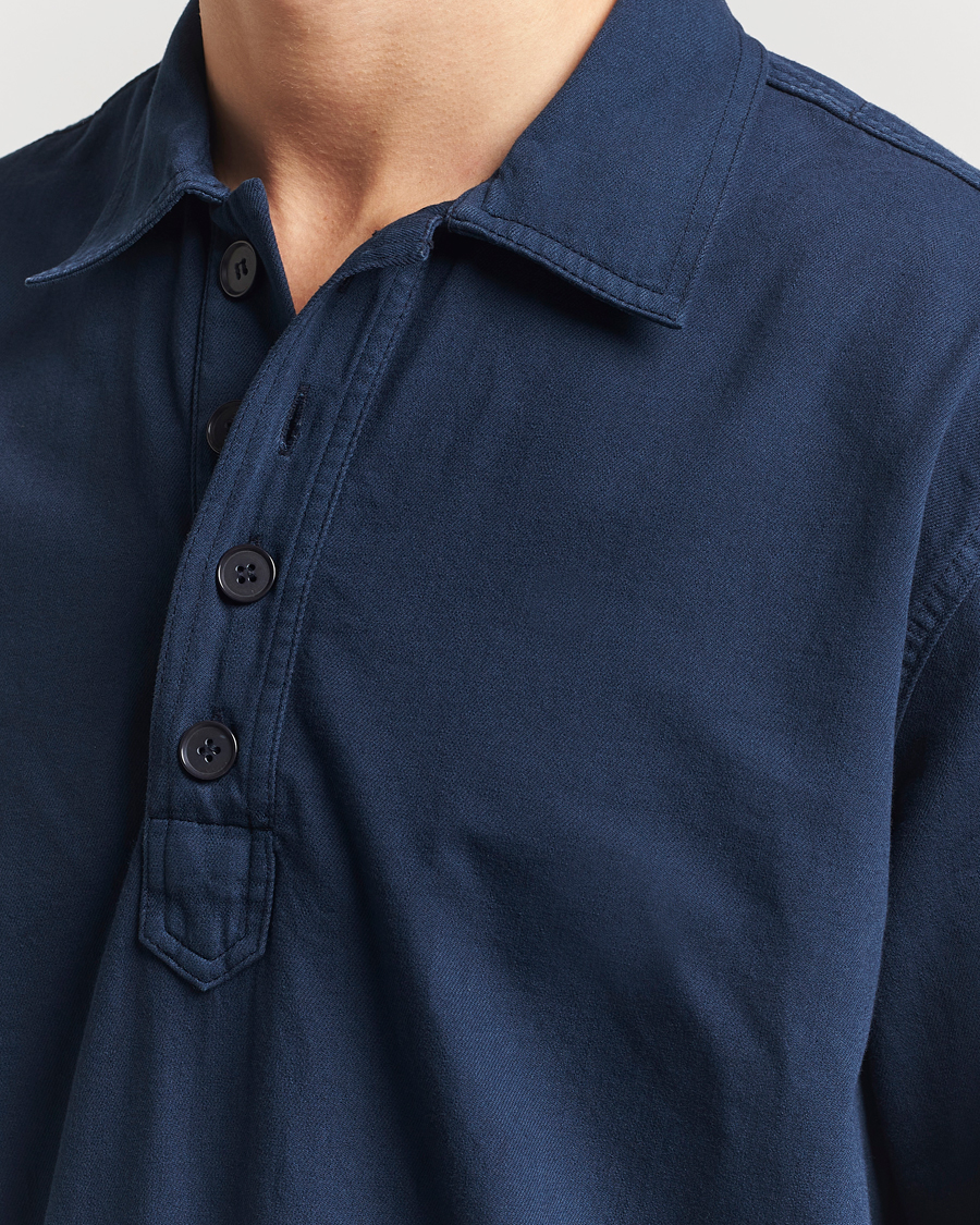Herr | Skjortor | Jeanerica | Lala Popover Shirt Dark Navy