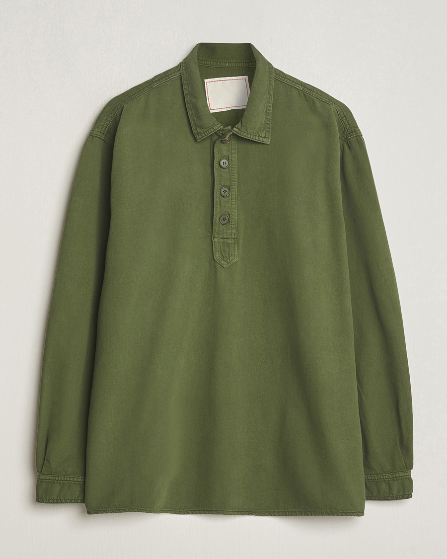 Herr | Skjortor | Jeanerica | Lala Popover Shirt Green