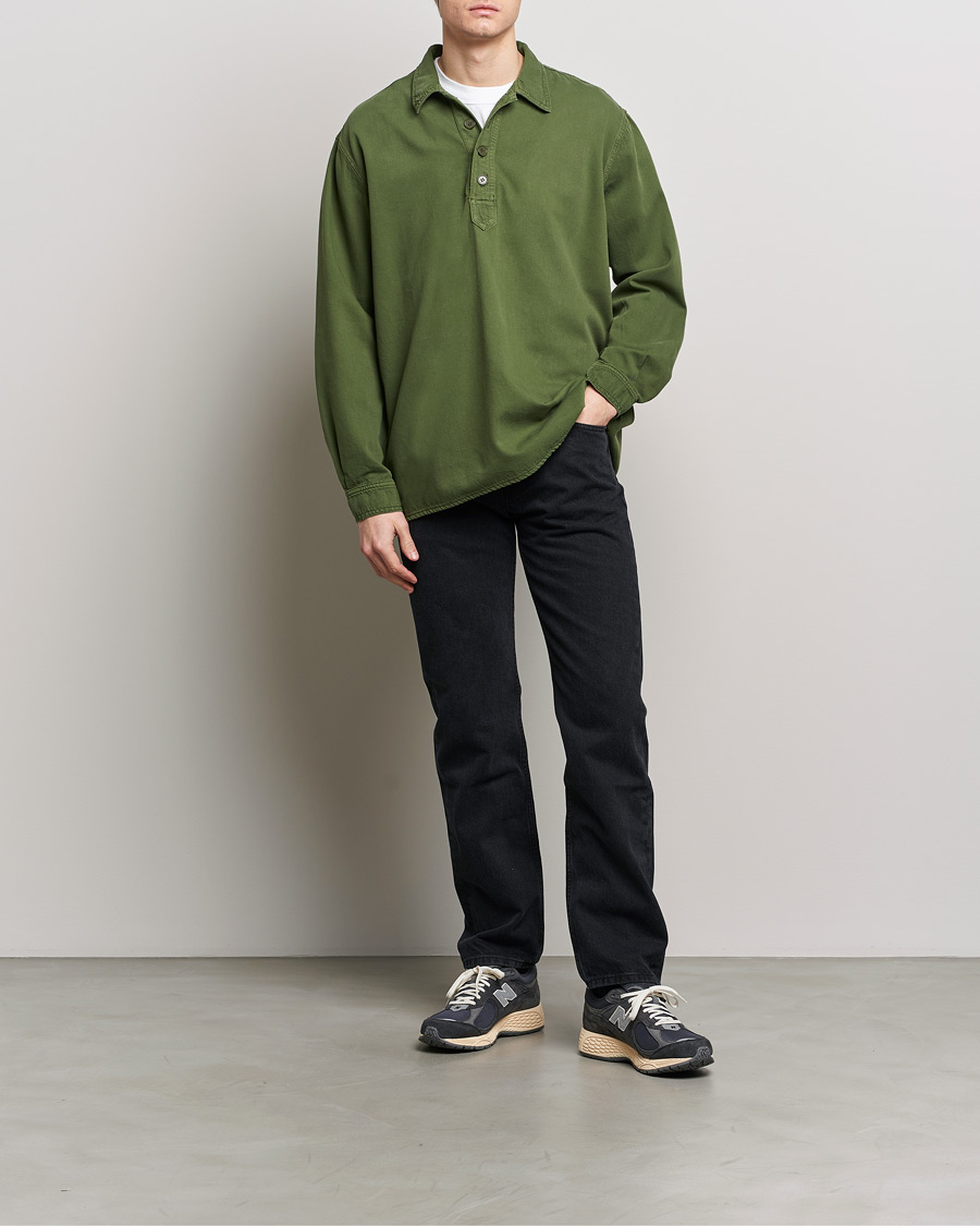 Herr | Skjortor | Jeanerica | Lala Popover Shirt Green