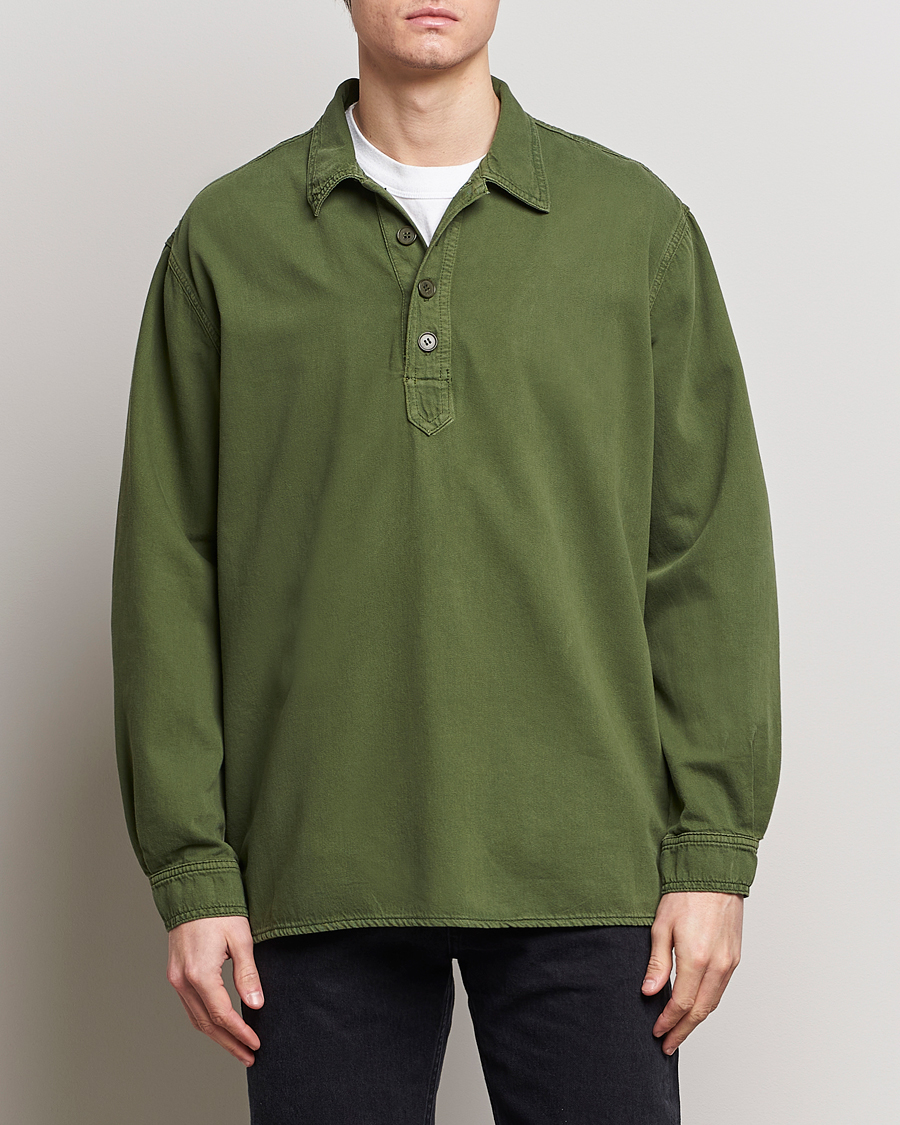 Herr | Jeanerica | Jeanerica | Lala Popover Shirt Green