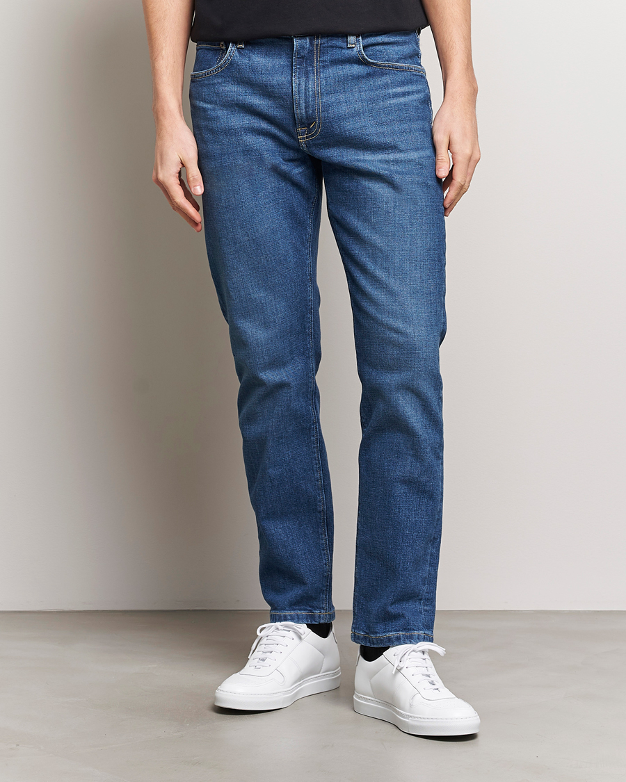 Herr | Blå jeans | Jeanerica | TM005 Tapered Jeans Tom Mid Blue Wash