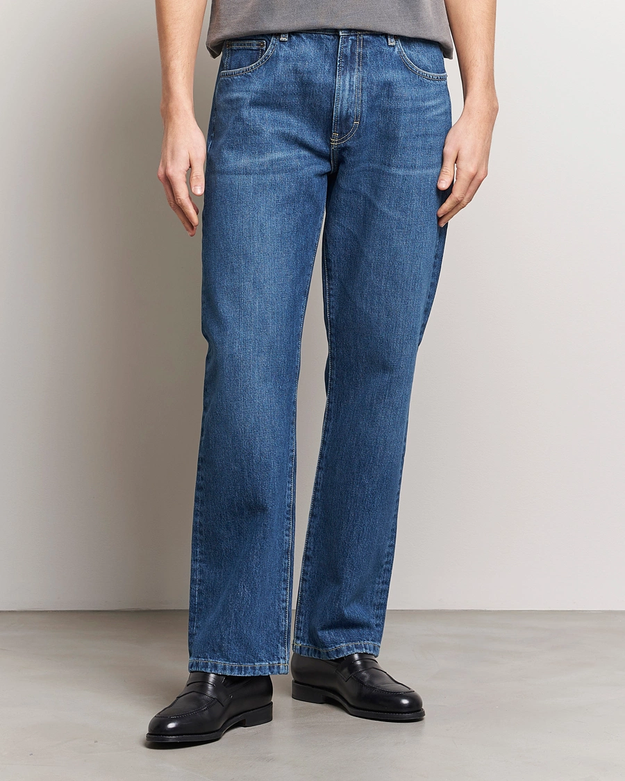 Herr | Contemporary Creators | Jeanerica | SM010 Straight Jeans Tom Mid Blue Wash