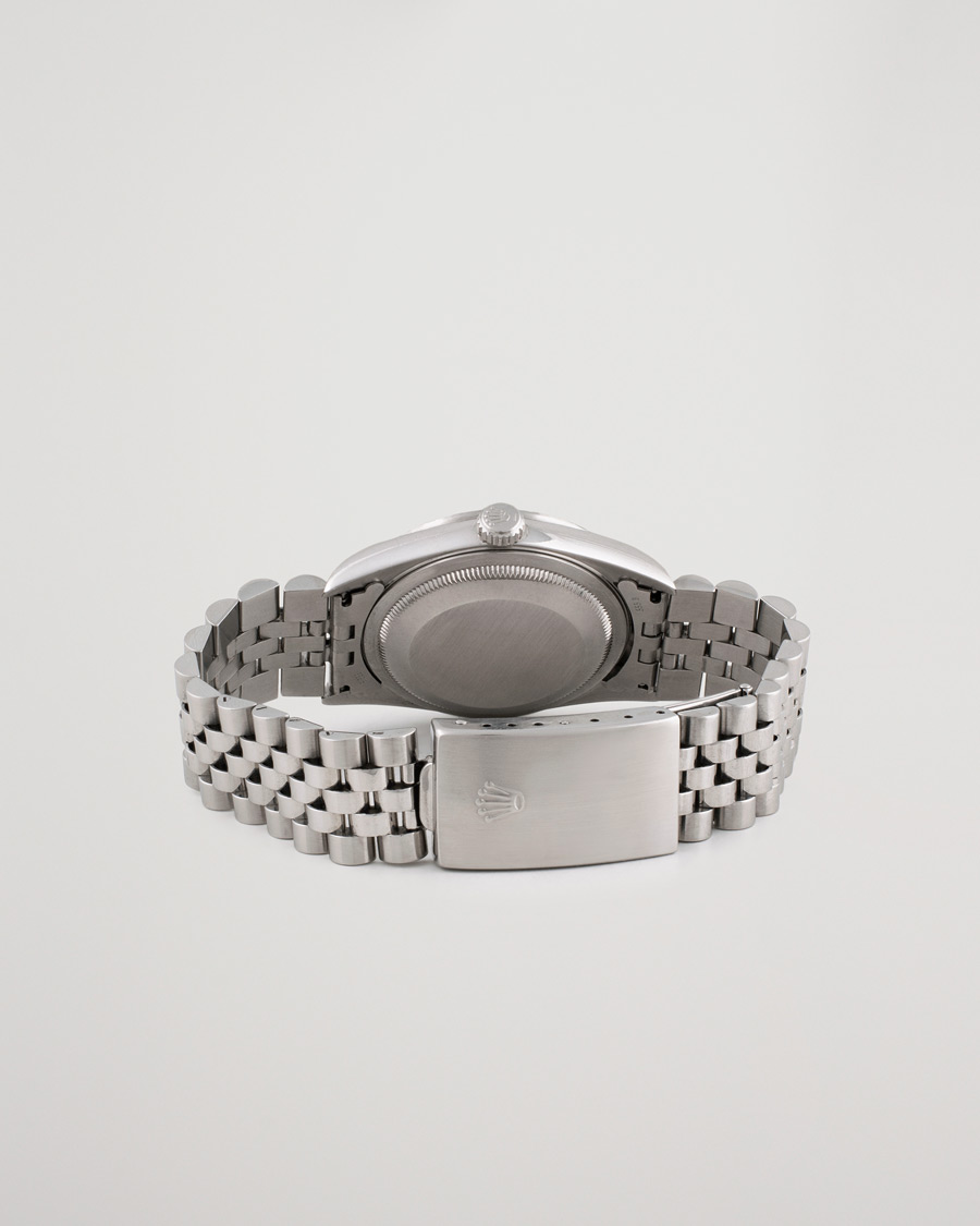 Herr | Rolex Pre-Owned Datejust 16220 Oyster Perpetual Black Steel Black Steel Black | Rolex Pre-Owned | Datejust 16220 Oyster Perpetual Black Steel Black Steel Black
