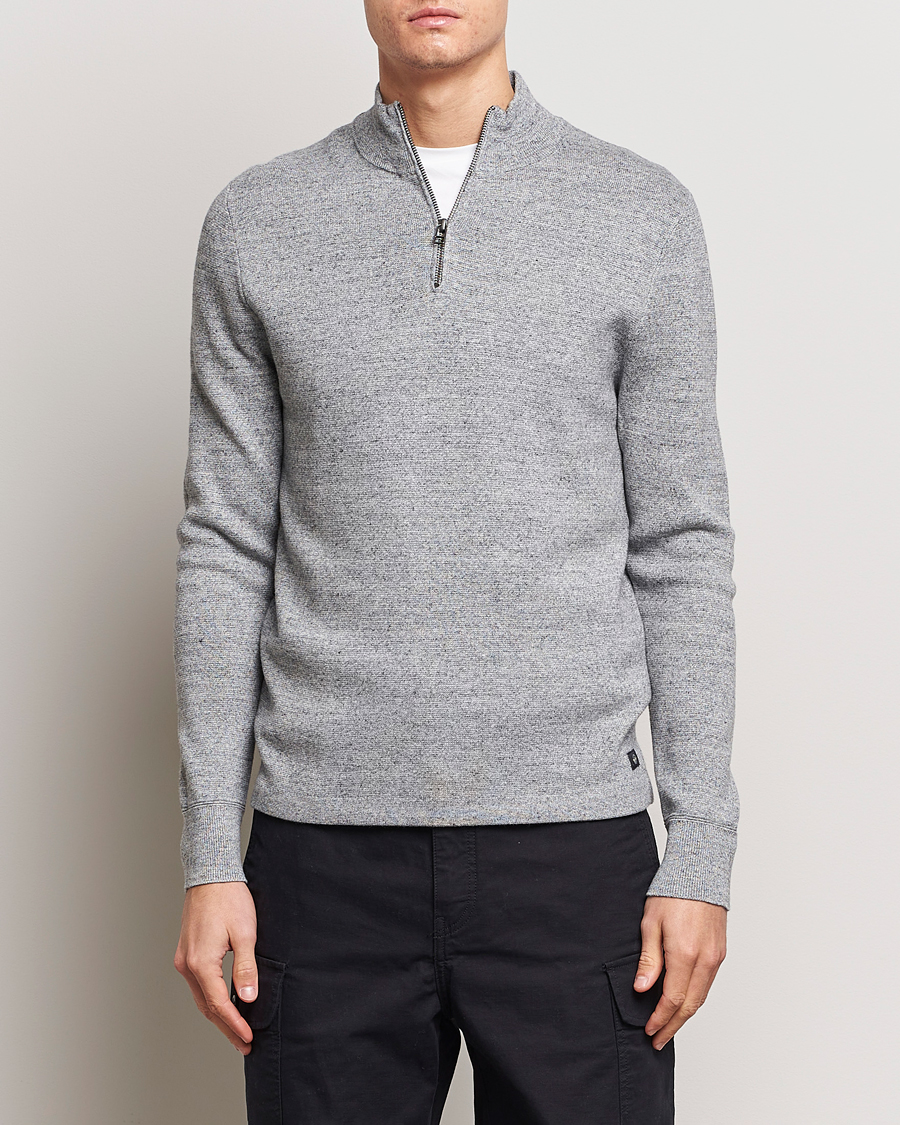 Herr | Avdelningar | Dockers | Half Zip Sweater Smokestack Heather