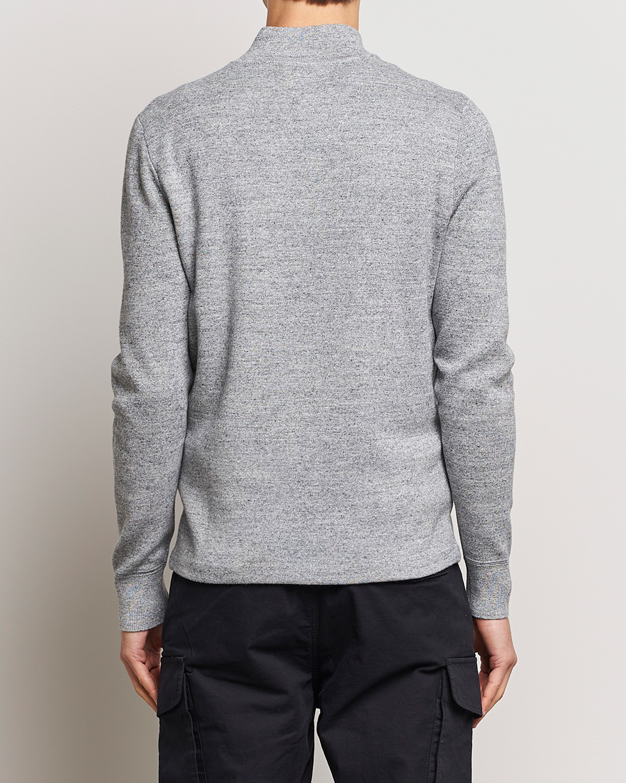 Herr | Tröjor | Dockers | Half Zip Sweater Smokestack Heather