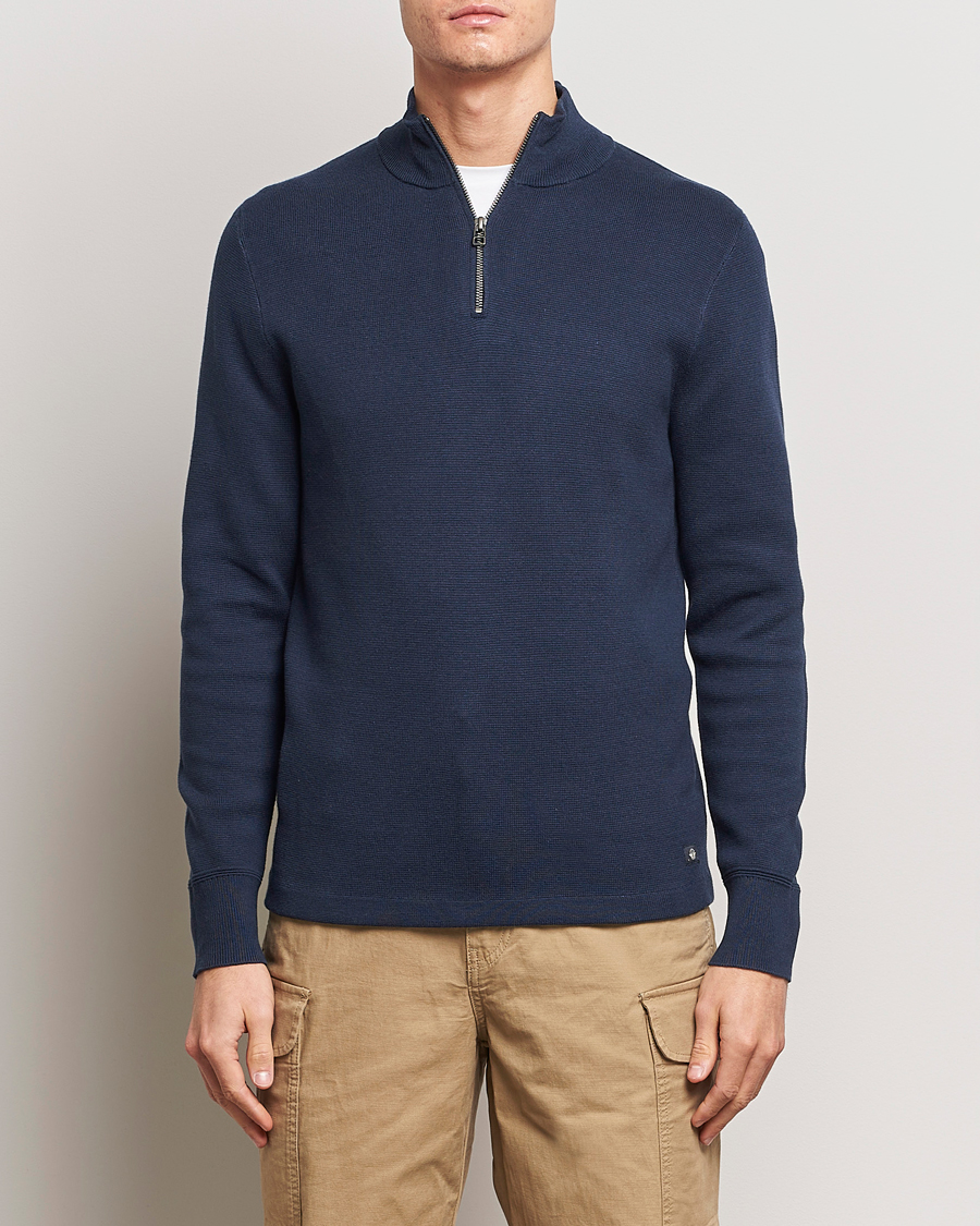 Herr |  | Dockers | Half Zip Sweater Navy Blazer