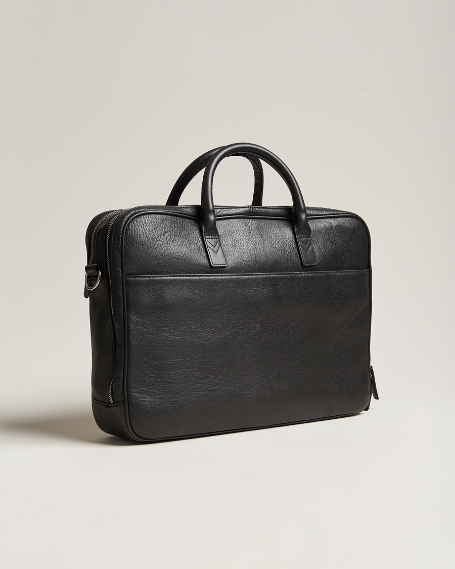 Herr | Väskor | Loake 1880 | Westminster Grain Leather Briefcase Black