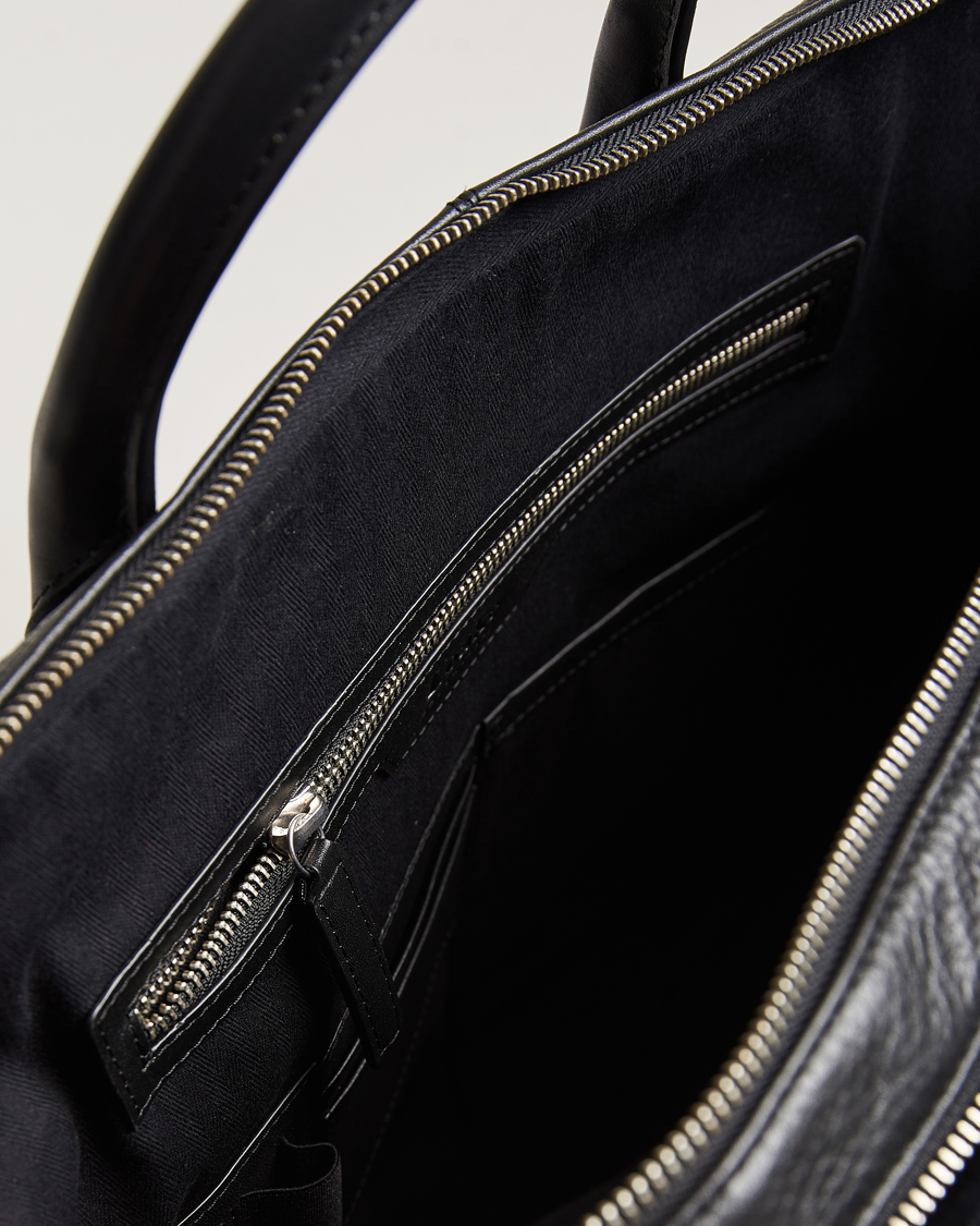 Herr | Väskor | Loake 1880 | Westminster Grain Leather Briefcase Black