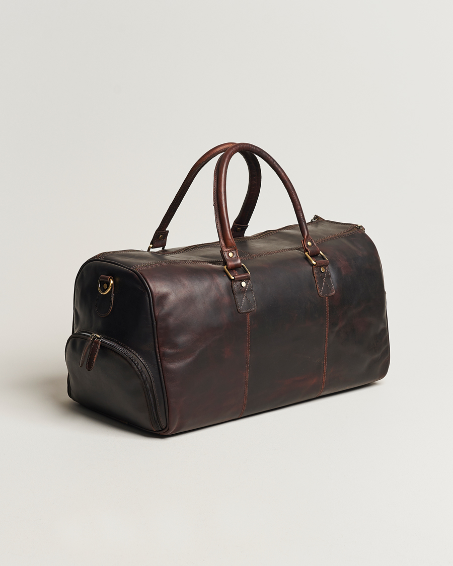 Herr | Väskor | Loake 1880 | Devon Leather Travel Bag Dark Brown