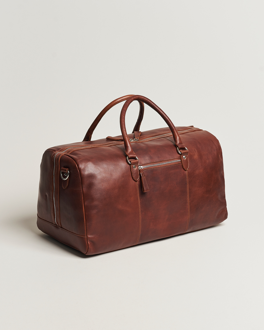 Herr | Loake 1880 Norfolk Leather Travel Bag Cedar | Loake 1880 | Norfolk Leather Travel Bag Cedar