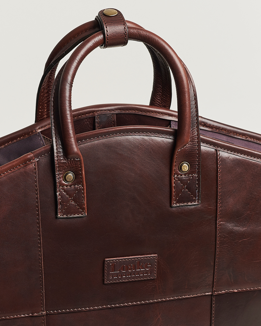Herr | Väskor | Loake Shoemakers | London Leather Suit Carrier Brown