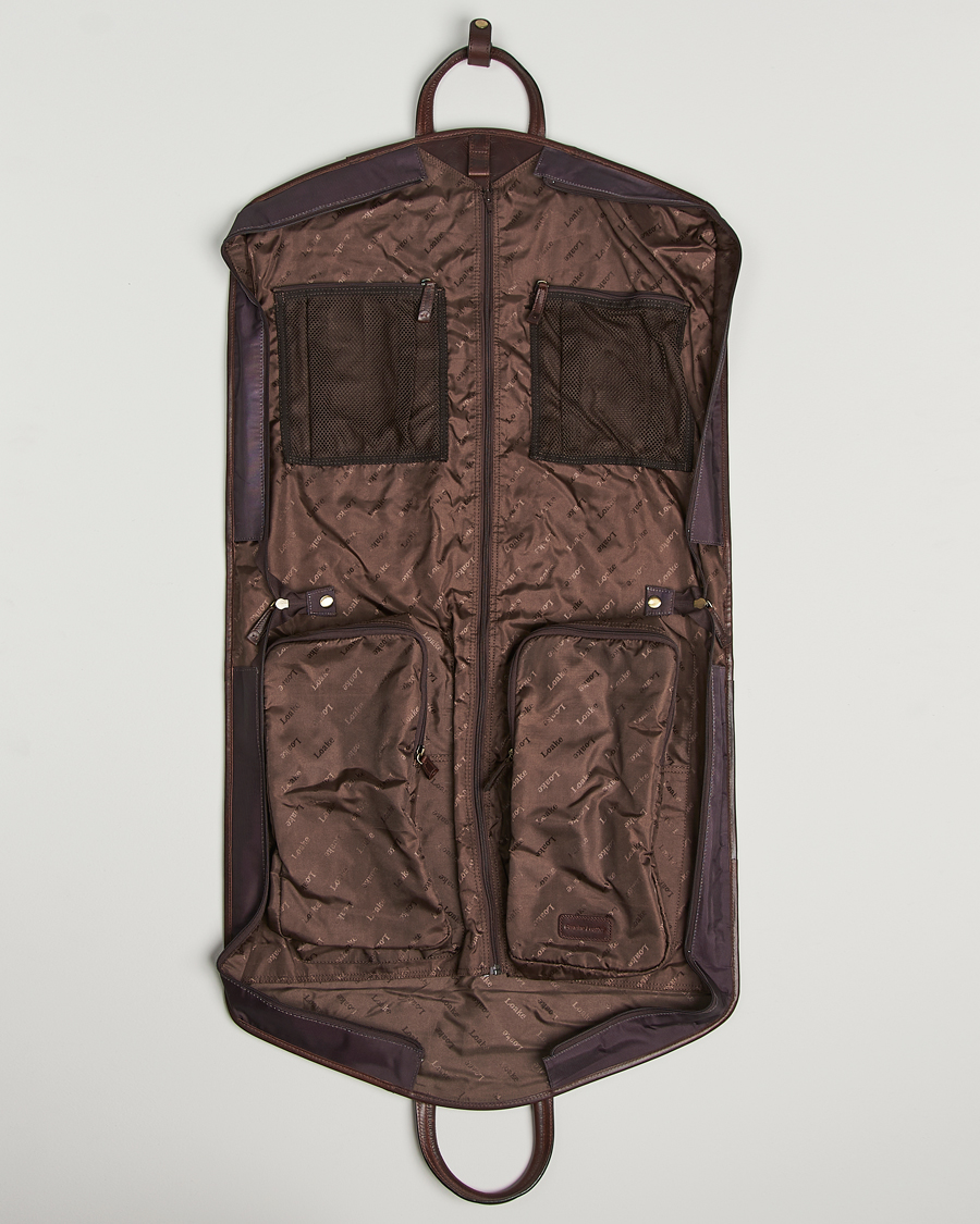 Herr | Väskor | Loake Shoemakers | London Leather Suit Carrier Brown