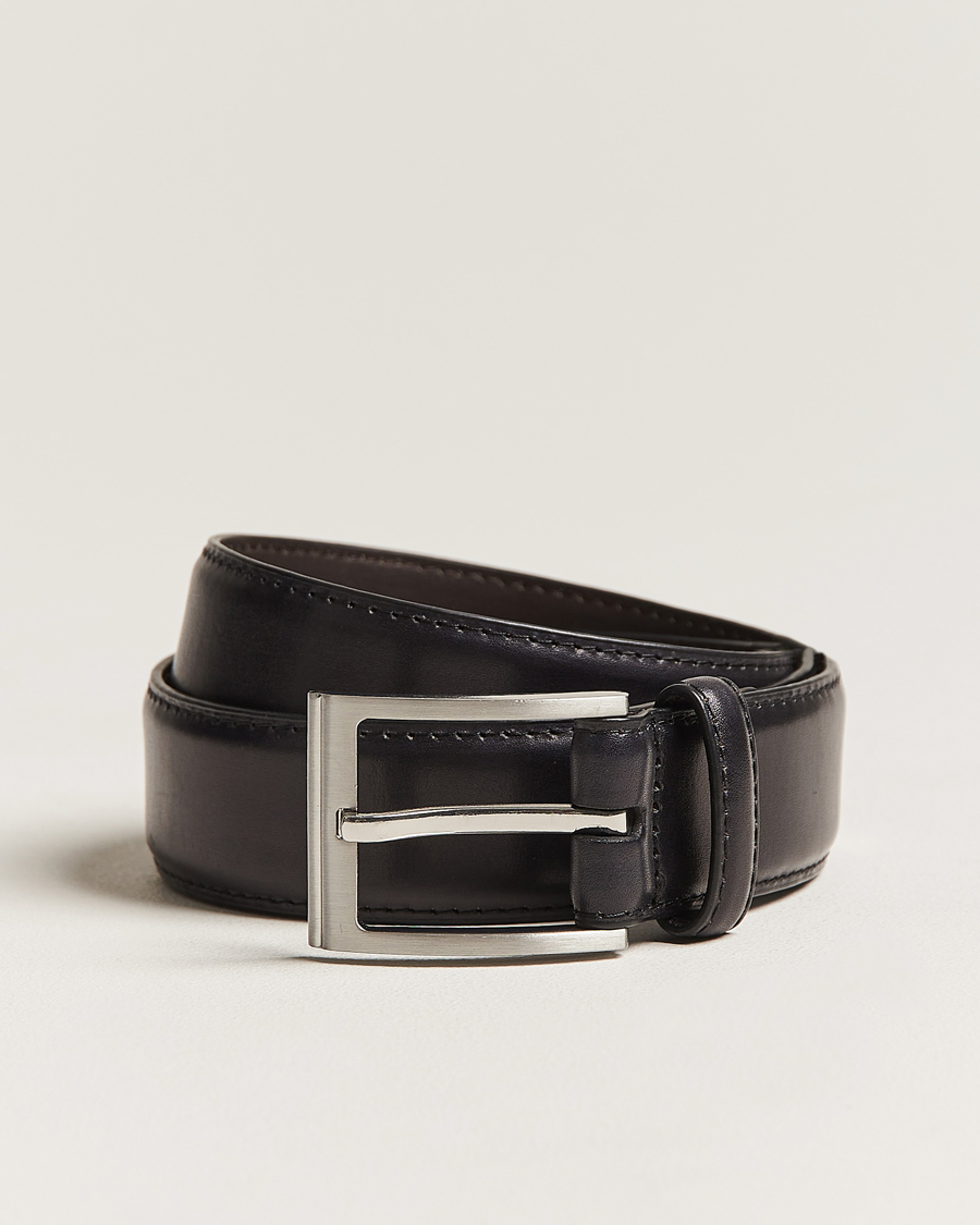 Herr | Släta bälten | Loake 1880 | Philip Leather Belt Black
