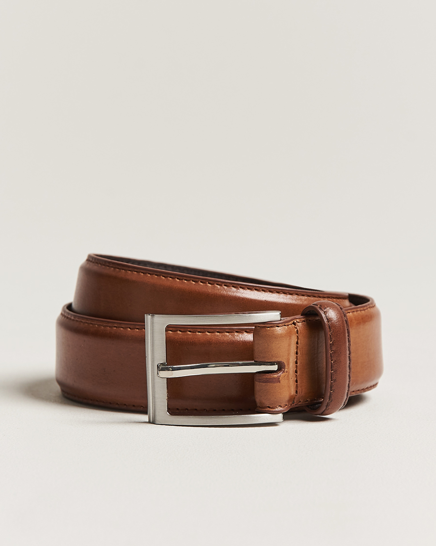 Herr | Bälten | Loake Shoemakers | Philip Leather Belt Cedar