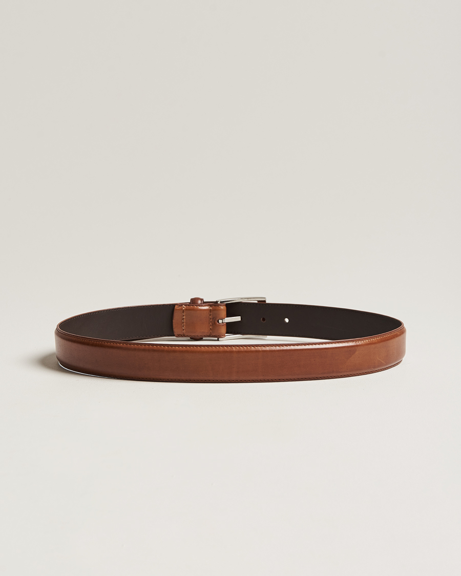 Herr | Best of British | Loake 1880 | Philip Leather Belt Cedar