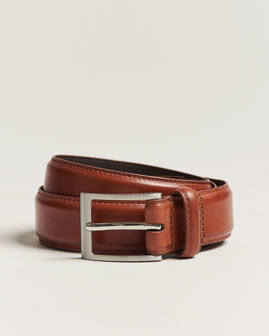 Herr | Bälten | Loake Shoemakers | Philip Leather Belt Mahogany