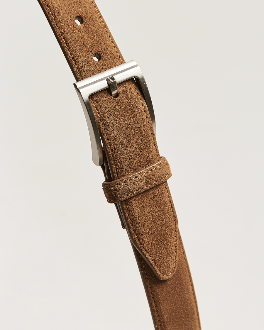 Herr | Bälten | Loake Shoemakers | William Suede Belt Tan