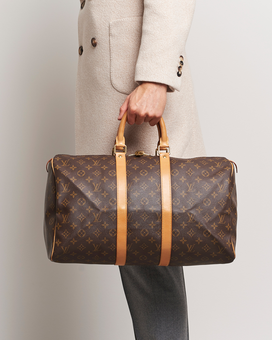 Herr | Louis Vuitton Pre-Owned Keepall 45 Bag Monogram | Louis Vuitton Pre-Owned | Keepall 45 Bag Monogram